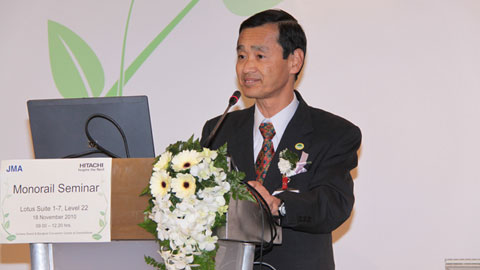มร.ยาสึโนริ ทากา ประธานบริหารประจำภูมิภาคเอเซียกล่าวปิดงาน